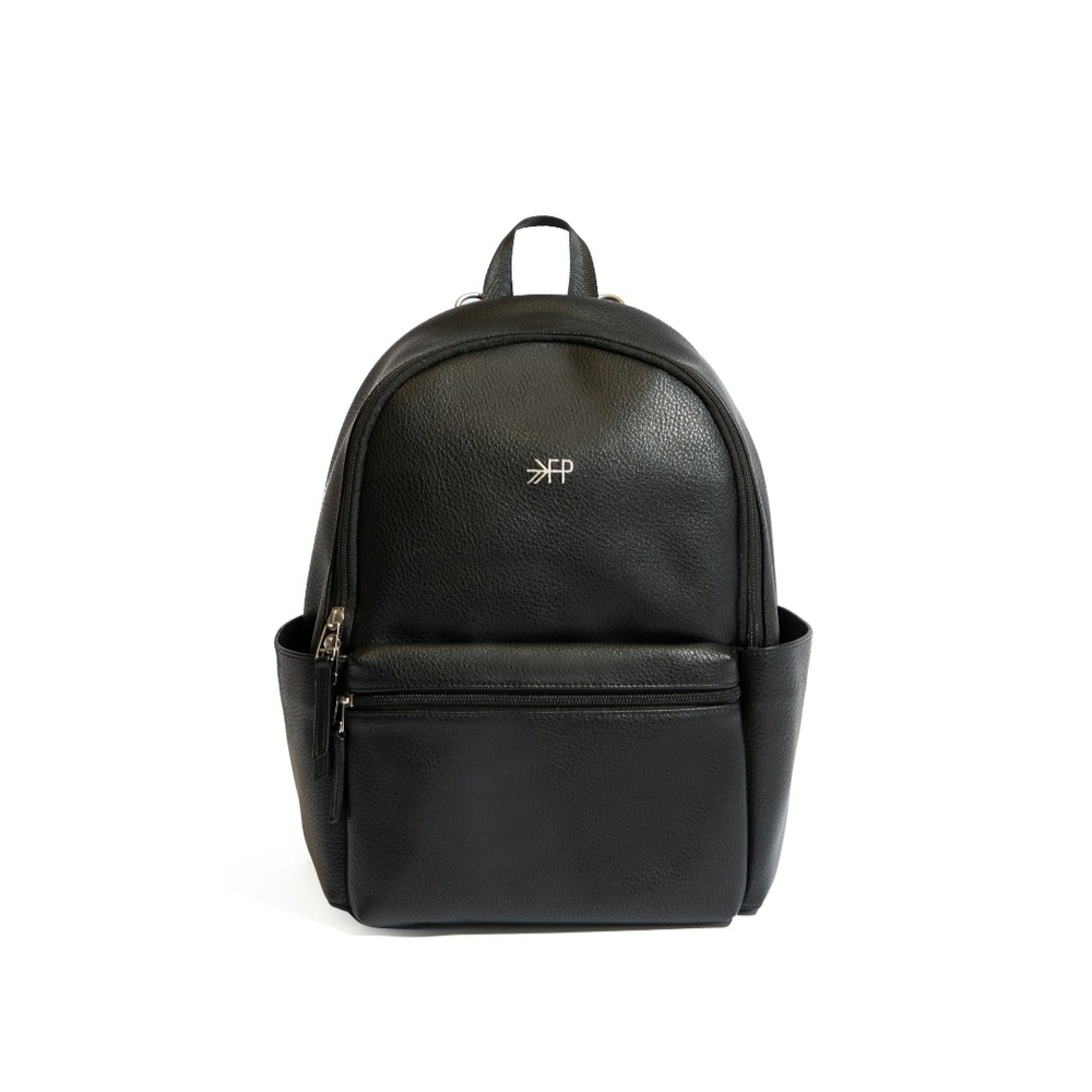 Freshly Picked Black Vegan Leather Everday Backpack NWT